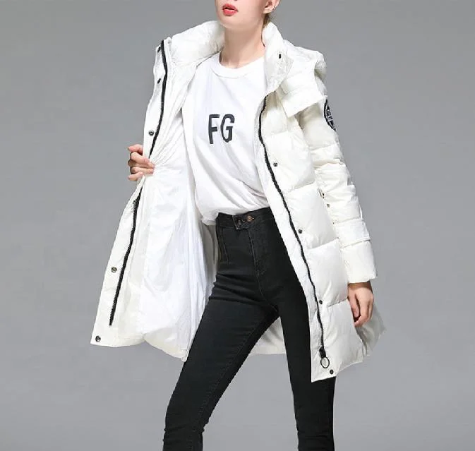 2023 Winter New Fashion for Ladies Puffer Plus Size Jacket Bright Side Warm Jacket Hooded Down Coat Bubble Women Down Coats