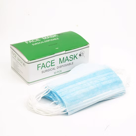 Máscara facial protetora na indústria médica, alimentícia e de beleza
