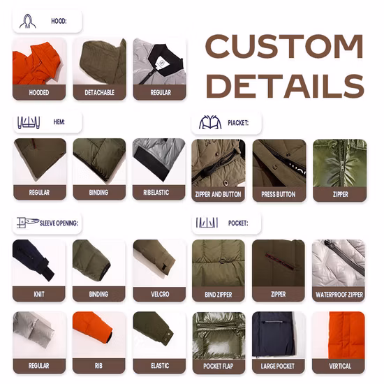 Novo inverno personalizado casaco masculino à prova de vento jaqueta impermeável