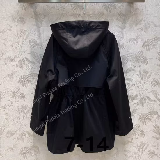 Trench Coat feminino estilo clássico britânico da moda Gobal